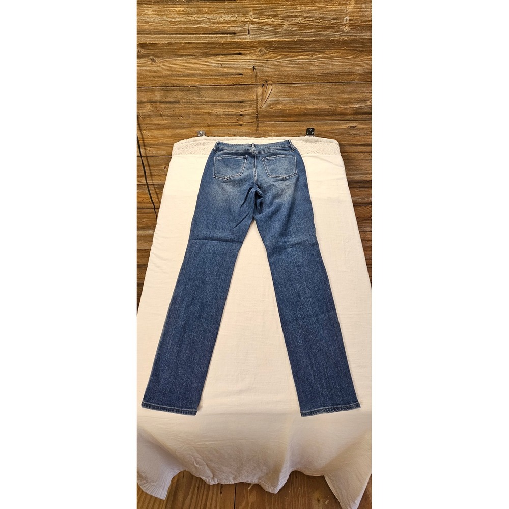 Old Navy High-Rise Wow Straight Jeans Womens 8 Long Medium Wash Blue Denim - Picture 5 of 5